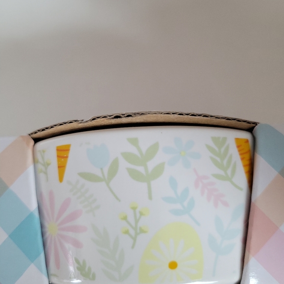 Signature Stoneware ramikens set of 3 Spring themed -pastel print..New in Box - Picture 4 of 6